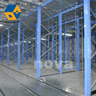 Lager-Speicher-Plattform-Metallzwischengeschoss-blaue multi Reihen-harte Beanspruchung