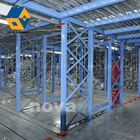 Lager-Speicher-Plattform-Metallzwischengeschoss-blaue multi Reihen-harte Beanspruchung